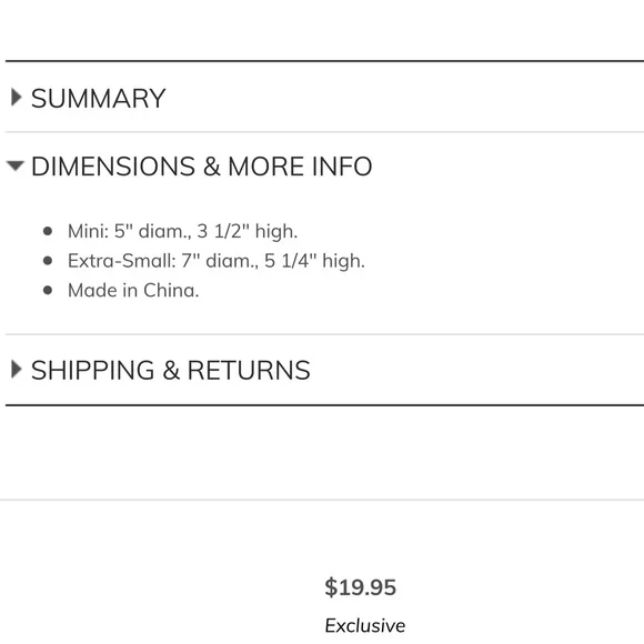 1 NEW NWT NIB LEFT  planter vase diameter 5” height 3.5 no drainage opening - Picture 9 of 9